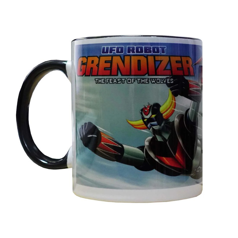 UFO Robot Grendizer Mug - Black - كأس